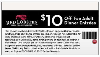 Red Lobster Coupons | Printable Coupons Online | Red lobster coupons, Red lobster, Free ...