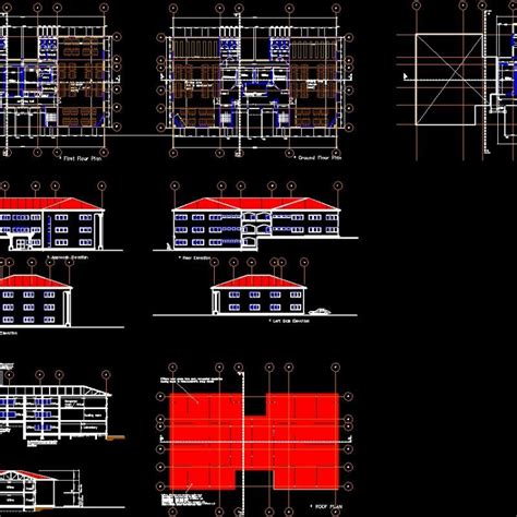 Library Block DWG Plan for AutoCAD • Designs CAD