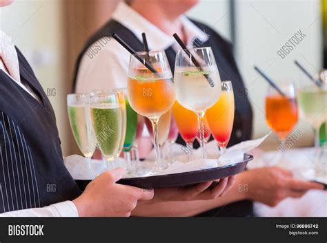 Waiters Serving Tray Image & Photo (Free Trial) | Bigstock