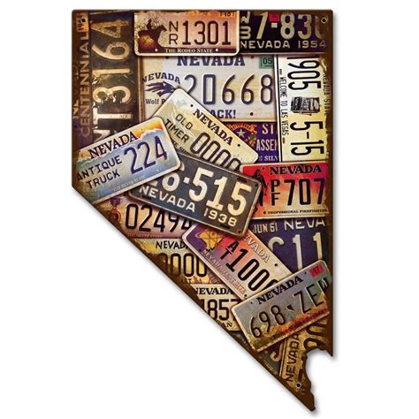 Nevada License Plates - Metal Sign from VintroSigns | Metal signs, Retro metal signs, License ...