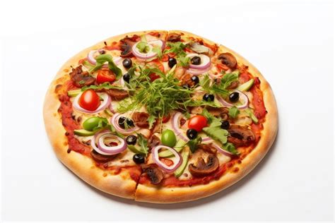 Salad pizza food mozzarella vegetable. | Premium Photo - rawpixel