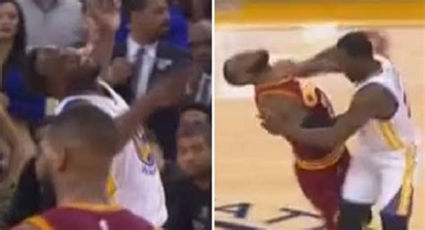 Draymond Green Mocks LeBron James For Ridiculous Flop That Resulted In Flagrant Foul Call By Ref ...