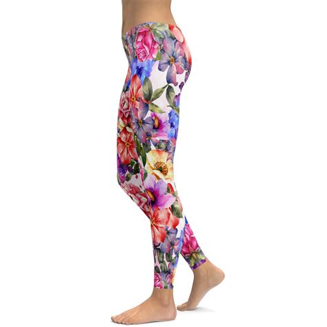 Colorful Floral Leggings