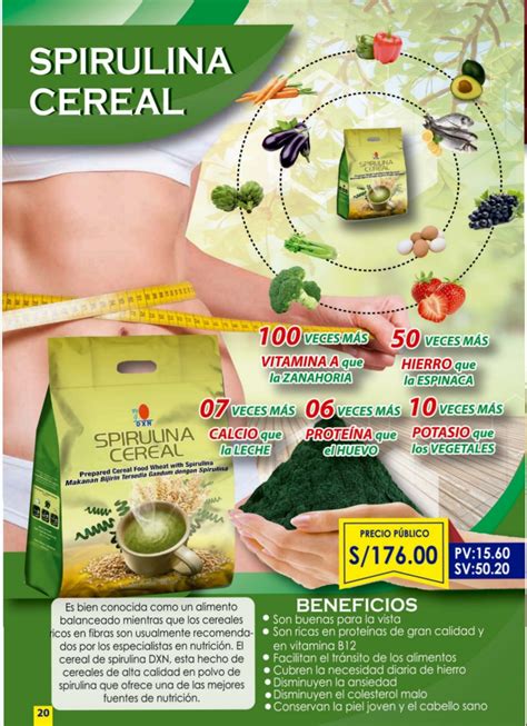 SPIRULINA CEREAL DXN en Lima