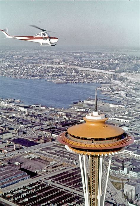 The Space Needle, 1961-63 | Space needle, Seattle history, Space needle seattle