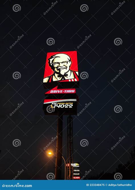 A KFC Colonel Sanders Logo Sign Outside A KFC Restaurant Editorial Photo | CartoonDealer.com ...