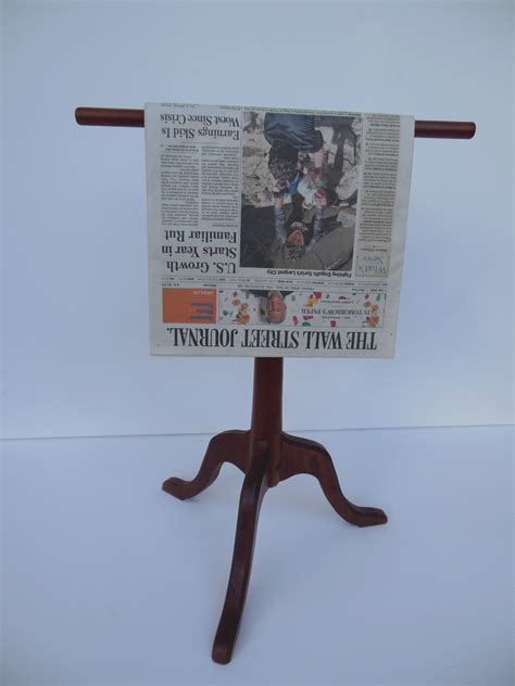 Antique Wood Newspaper Stand