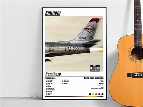 Eminem - Kamikaze - Album Cover Poster – Poster | Canvas Wall Art Print - Rugsers