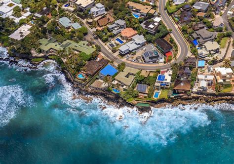 Aerial View of Waikiki Beach in Honolulu Hawaii Stock Photo - Image of ...