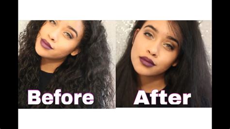 Straightening Brush on Thick Curly Hair: DOES IT REALLY WORK?! - YouTube