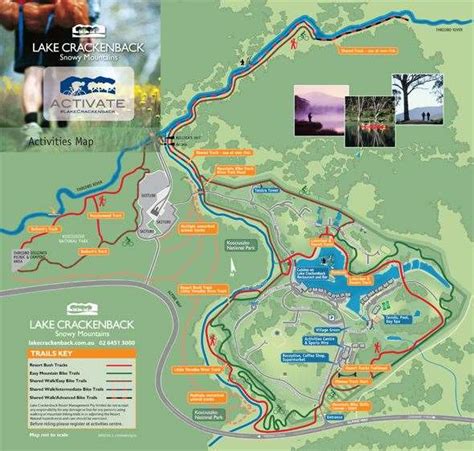 Lake Crackenback Resort Map, Crackenback