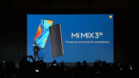 Xiaomi Mi Mix 3 5G: Snapdragon 855, 5G connectivity (Now available)