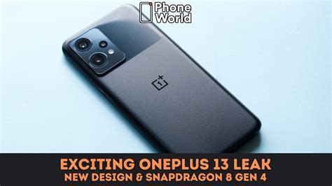 OnePlus 13 Leak: New Design and Snapdragon 8 Gen 4 Rumors