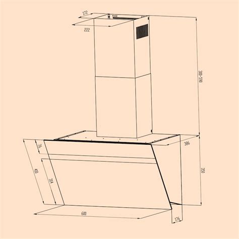 Ava 60 digestor | 60 cm | WiFi | nástenný digestor | trieda energetickej účinnosti A++ | režim ...