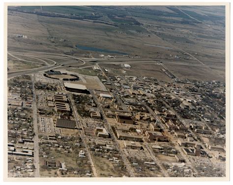 Aerial View of Denton, Texas - The Portal to Texas History