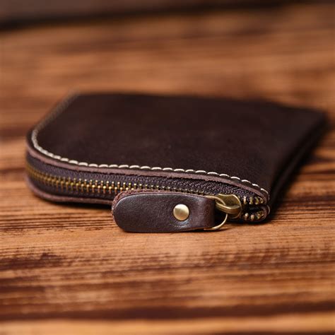 Handmade Leather Mens Cool Wallet Men Slim Wallets Front Pocket Wallet ...