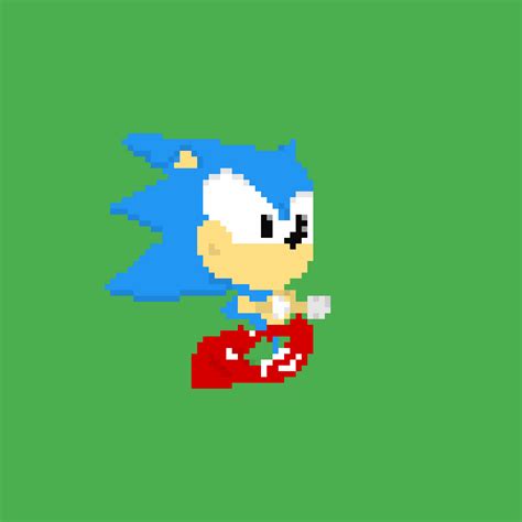 Editing Running Sprite for Sonic - Free online pixel art drawing tool - Pixilart