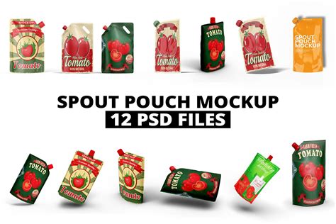 Spout Pouch Mockup | Creative Market