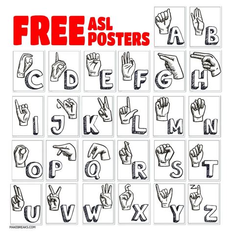 Printable Asl