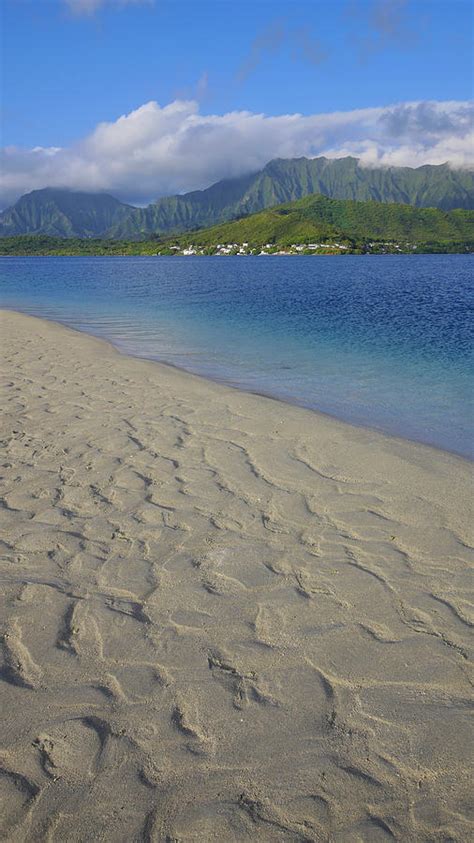 Sandbar, Kaneohe Bay, Oahu, Hawaii Photograph by Douglas Peebles