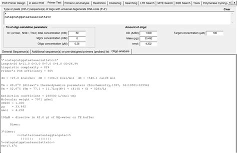 Free download Primer Probe Design Tool programs - internetcorporation