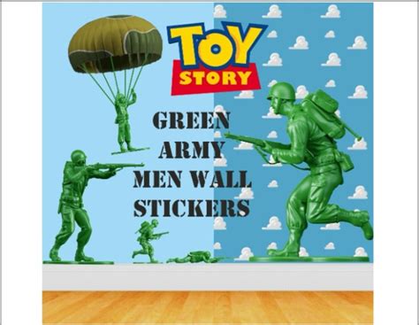 Green Army Men Toy Story X24 Boys/girls Room Wall / Car - Etsy