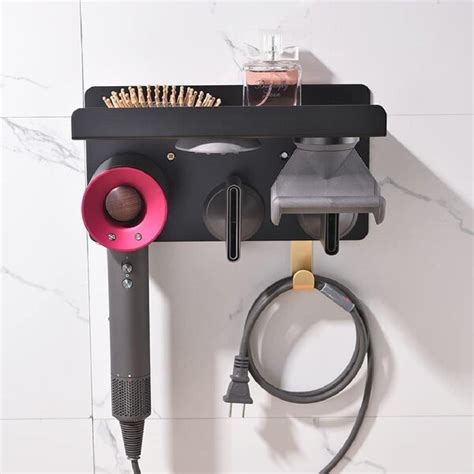 futurecitytrading Wall Mount Holder For Dyson Supersonic Hair Dryer ...