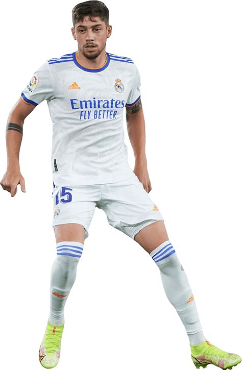 Federico Valverde Real Madrid football render - FootyRenders