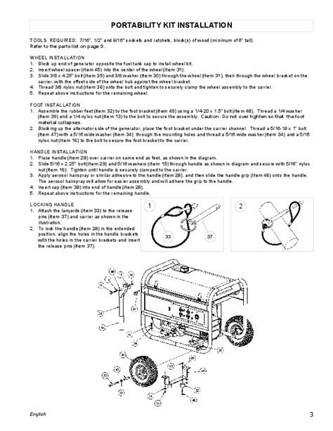 Coleman Powermate PM0497000 Generator Owners Manual