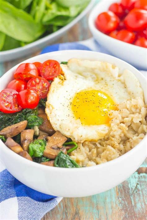 Savory Oatmeal Breakfast Bowl | FaveSouthernRecipes.com