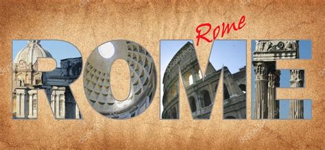 Rome letters — Stock Photo © pavila1 #32691523