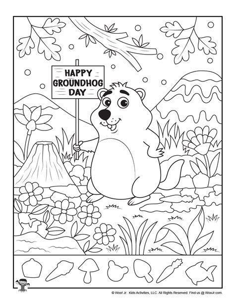 Free Printable Groundhog Day Activities - Printable Word Searches