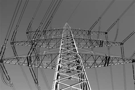 Free Images : black and white, technology, power line, mast, electricity, high voltage, pylon ...