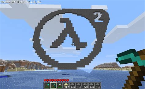 One of my favorite game logos in one of my favorite games. : Minecraft