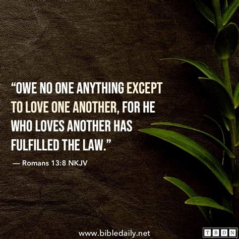 Owe No One Anything | The Bible Daily Network