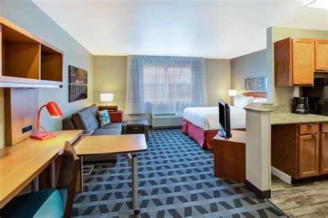 TownePlace Suites Detroit Dearborn Queen Studio Suite #Relax, #traveling, #holiday,