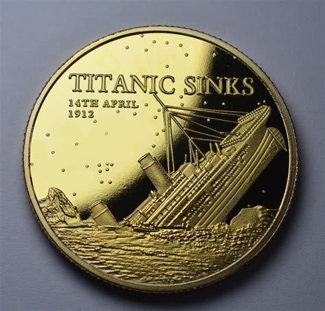 RMS TITANIC 24ct Gold Commemorative in Capsule and Gift Box. - Etsy