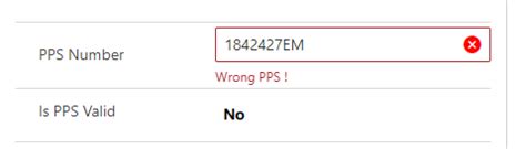 PPS Number Validator | PCF Gallery