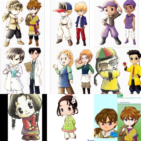 Harvest Moon Friends Of Mineral Town Bachelors