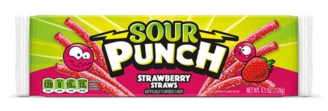 Sour Straws Candy - Sour Punch