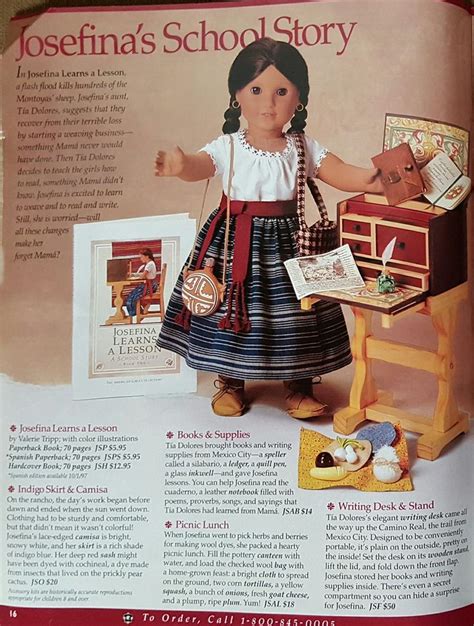 Josefina Learns A Lesson School Story | Original american girl dolls, Historical american girl ...