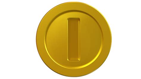 Gold Coin Super Mario Model - TurboSquid 1467744