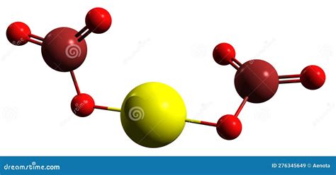 3D Image of Calcium Bromate Skeletal Formula Stock Illustration ...