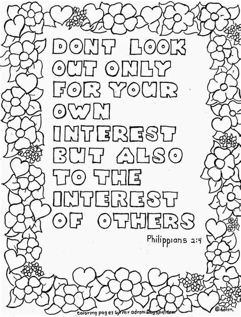 Philippians 4 13 Coloring Page Coloring Pages