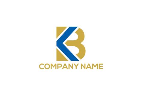 kb logo design vector icon template with white background 6123705 ...