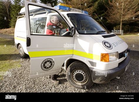 Galloway Mountain Rescue vehicle ambulance Scotland UK Order of St John ...