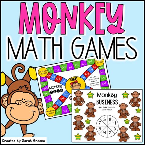 Monkeying Around Math Game Freebie | Made By Teachers