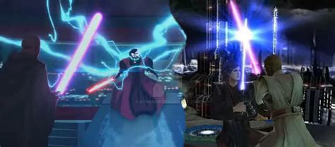 The Dragon Won (Sidious/Anakin vs Mace Windu) by Otar3000 on DeviantArt