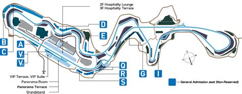 Seating Map - SUZUKA 2&4 RACE - SUZUKA CIRCUIT