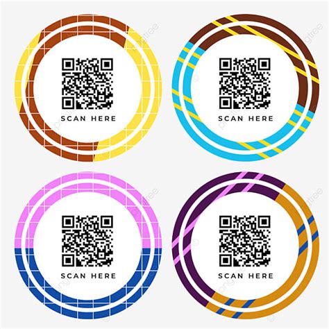 QR Code Circle Logo